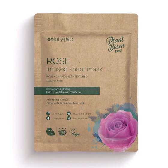 Beauty Pro Natura Rose Infused Sheet Mask 25ml