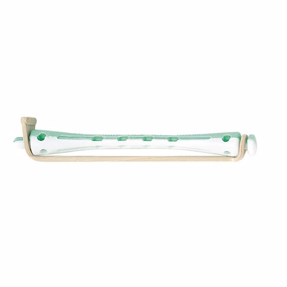 Sibel Vented Perm Rods Green/White, 6mm, Pack of 12