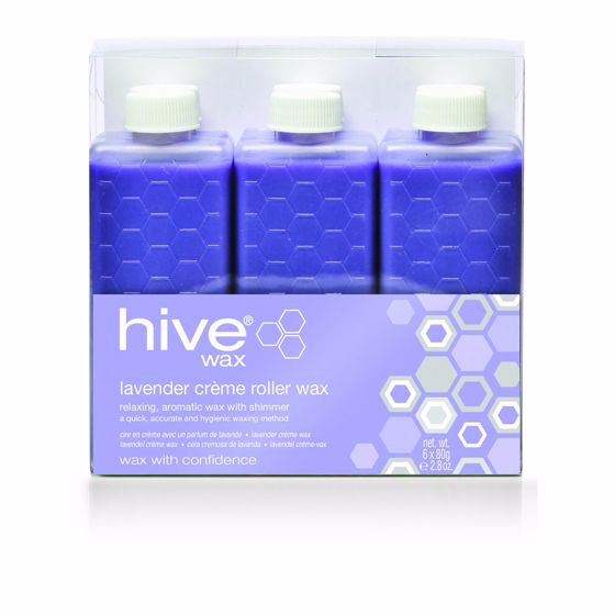 Hive of Beauty Lavender Shimmer Crème Wax Refills Pack of Six 80g