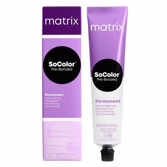 Matrix SoColor Pre-Bonded Permanent Hair Colour, Extra Coverage - 510NA 90ml